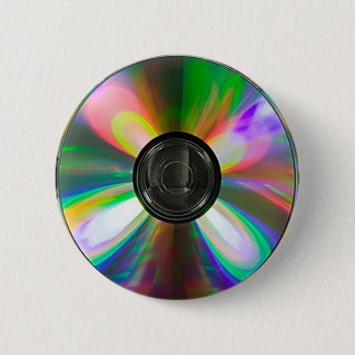 Badge Rond 5 Cm Bouton Cd de disque