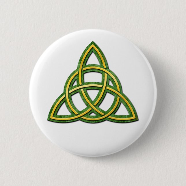 Badge Rond 5 Cm Bouton Celtic Trinity (Devant)