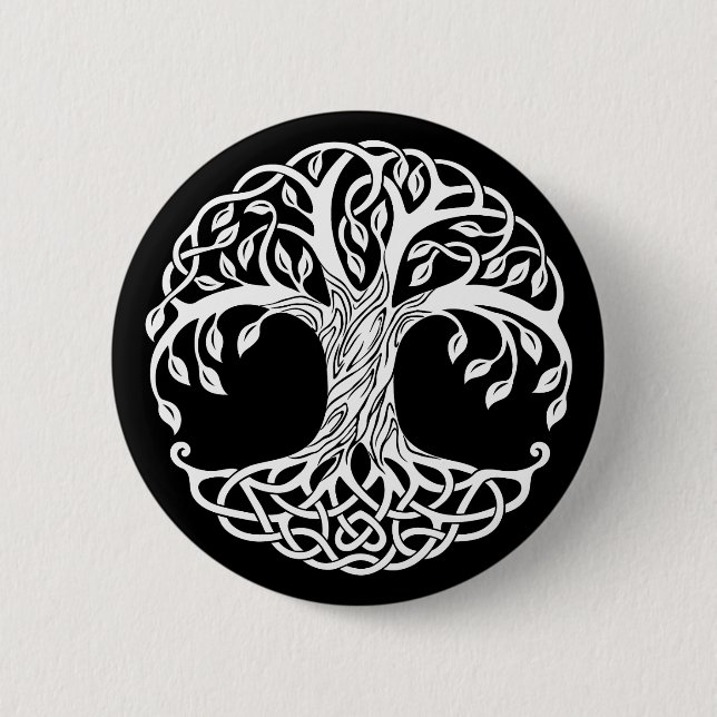 Badge Rond 5 Cm bouton celtique (Devant)