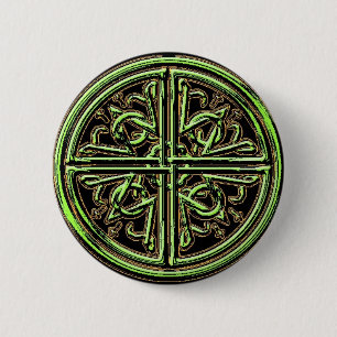 Badge Rond 5 Cm Bouton celtique de noeud