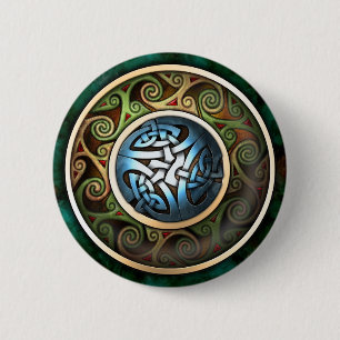 Badge Rond 5 Cm Bouton celtique de noeud