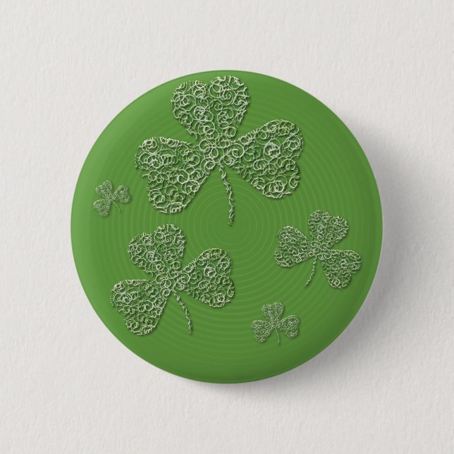 Badge Rond 5 Cm Bouton chanceux (Devant)