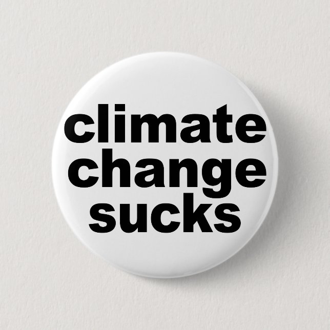 Badge Rond 5 Cm Bouton Changement climatique (Devant)