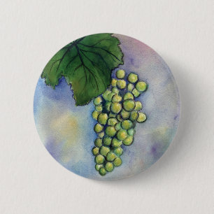 Badge Rond 5 Cm Bouton Chardonnay Vins