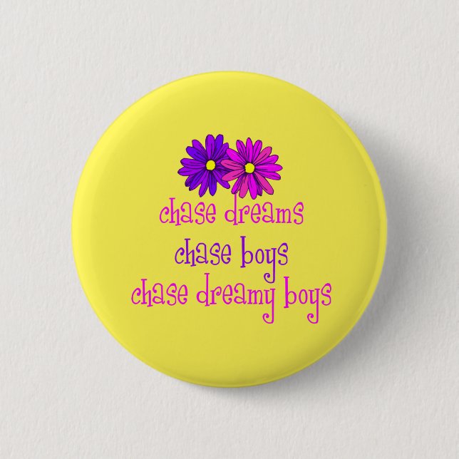 Badge Rond 5 Cm Bouton Chase Dreamy Boys (Devant)