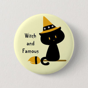 Badge Rond 5 Cm Bouton Chat de cuisine