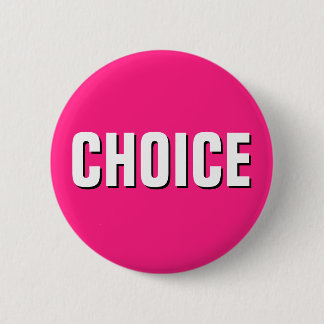BADGE ROND 5 CM BOUTON "CHOIX"