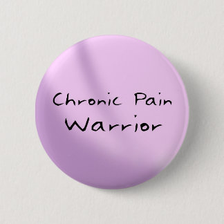 Badge Rond 5 Cm Bouton chronique de guerrier de douleur
