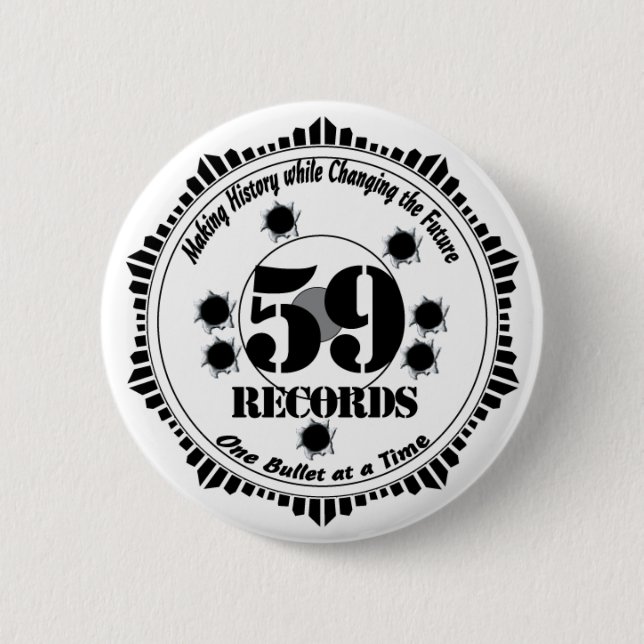 Badge Rond 5 Cm Bouton cinq neuf (Devant)