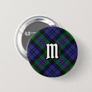 Badge Rond 5 Cm Bouton Clan Baird Tartan