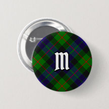 Bouton Clan Gunn Tartan