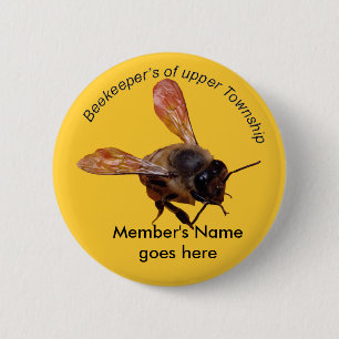 Badge Rond 5 Cm Bouton - Club Modèle BeeKeeper