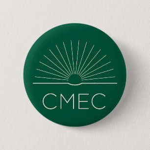 Badge Rond 5 Cm Bouton CMEC - logo vert et blanc