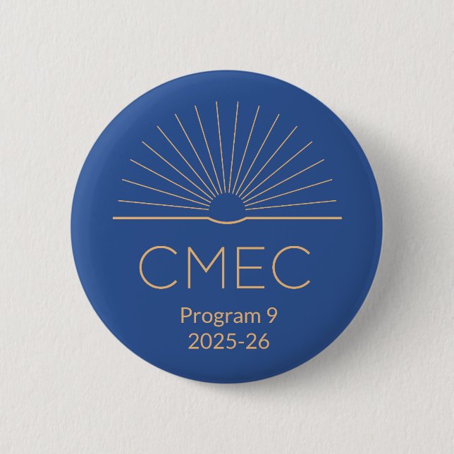 Badge Rond 5 Cm Bouton CMEC - Programme 9 (Devant)