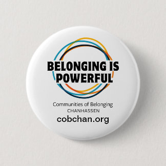 Badge Rond 5 Cm Bouton CoBC - L'appartenance est puissante