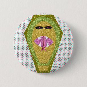 Badge Rond 5 Cm Bouton Cobra égyptien mortel