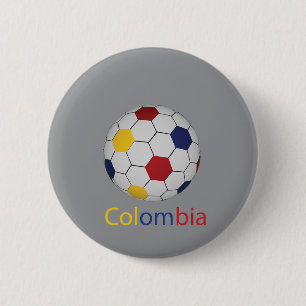 Badge Rond 5 Cm Bouton Colombie
