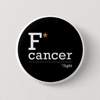 Badge Rond 5 Cm bouton combattre le cancer