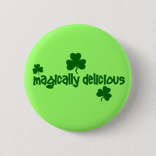 Badge Rond 5 Cm Bouton comme par magie délicieux