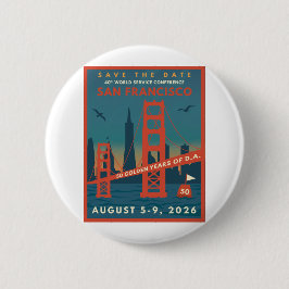 Badge Rond 5 Cm Bouton commémoratif WSC 2026 40