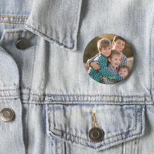 Badge Rond 5 Cm Bouton Créer Votre Propre Bouton Arrondi Photo Tex