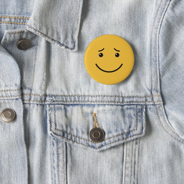 Badge Rond 5 Cm Bouton Cute (En situation)