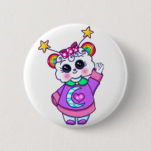 Bouton Cutie Pie Kawaii