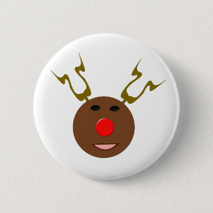 Badge Rond 5 Cm Bouton Cyber rennes de Noël