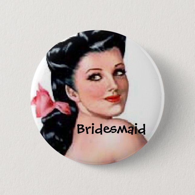 Badge Rond 5 Cm Bouton d'Amanda (Devant)