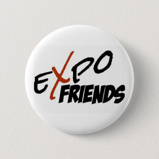 Badge Rond 5 Cm Bouton d'amis d'expo (Devant)