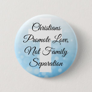 Badge Rond 5 Cm Bouton d'amour pour les chrétiens