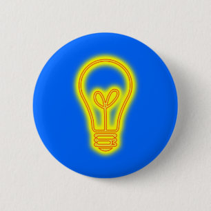 Badge Rond 5 Cm Bouton d'ampoule