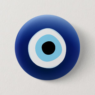 Badge Rond 5 Cm Bouton d'amulette d'oeil mauvais