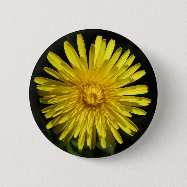 Badge Rond 5 Cm Bouton Dandelion (Devant)