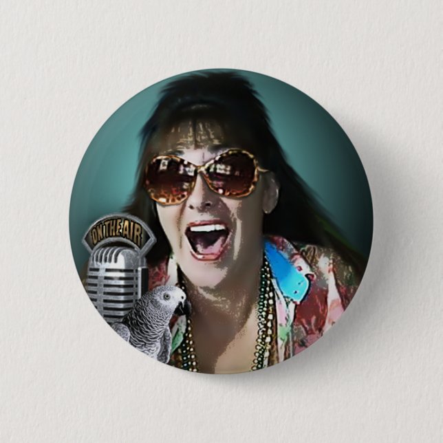 Badge Rond 5 Cm bouton d'animal familier de debbie (Devant)