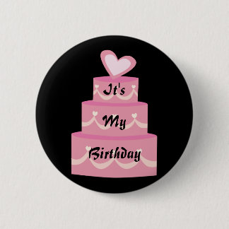 Badge Rond 5 Cm Bouton d'anniversaire
