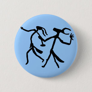 Badge Rond 5 Cm Bouton Danse des Assistants
