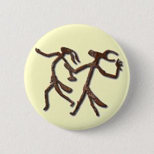Badge Rond 5 Cm Bouton Danse-rouille des Assistants