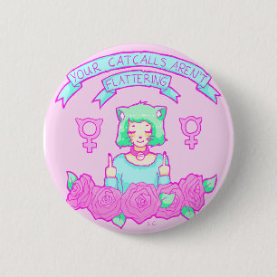 Badge Rond 5 Cm Bouton d'Anti-Coup de sifflet
