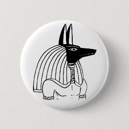 Badge Rond 5 Cm Bouton d'Anubis