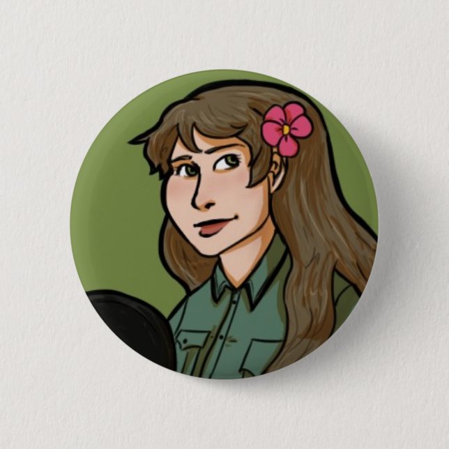 Badge Rond 5 Cm Bouton d'APH Hongrie (Devant)