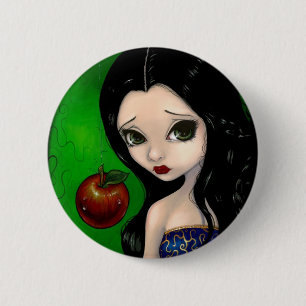 Badge Rond 5 Cm Bouton "d'Apple empoisonné"