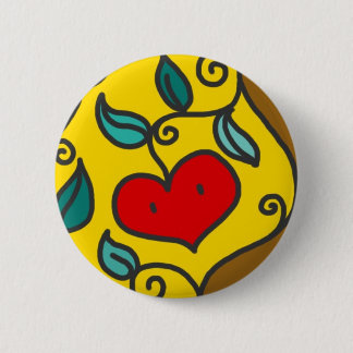 Badge Rond 5 Cm Bouton d'Appleheart