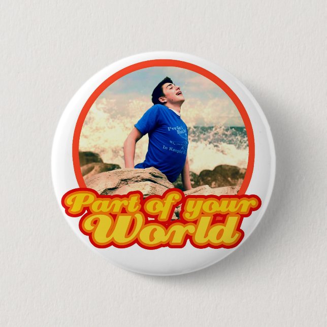 Badge Rond 5 Cm Bouton d'aria-AL (Devant)