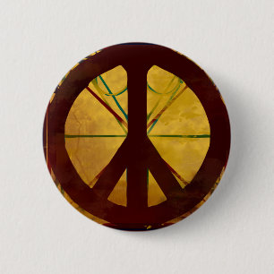 Badge Rond 5 Cm Bouton d'art antique Peace Codex