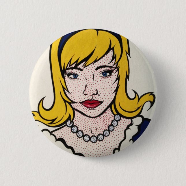 Badge Rond 5 Cm Bouton d'art de bruit de femmes (Devant)