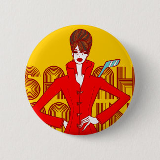 Badge Rond 5 Cm Bouton d'art de griffonnage de style de mode de