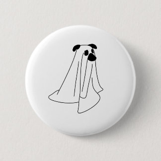 Badge Rond 5 Cm Bouton d'art Ligne de sélection de fantôme