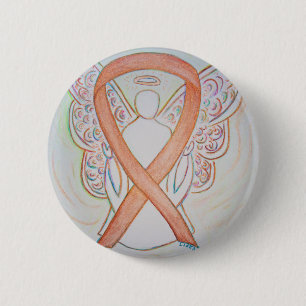 Badge Rond 5 Cm Bouton d'art personnalisé Angel de ruban de sensib