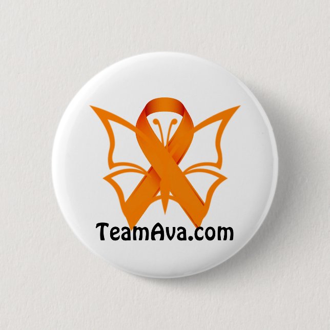 Badge Rond 5 Cm Bouton d'Ava d'équipe (Devant)